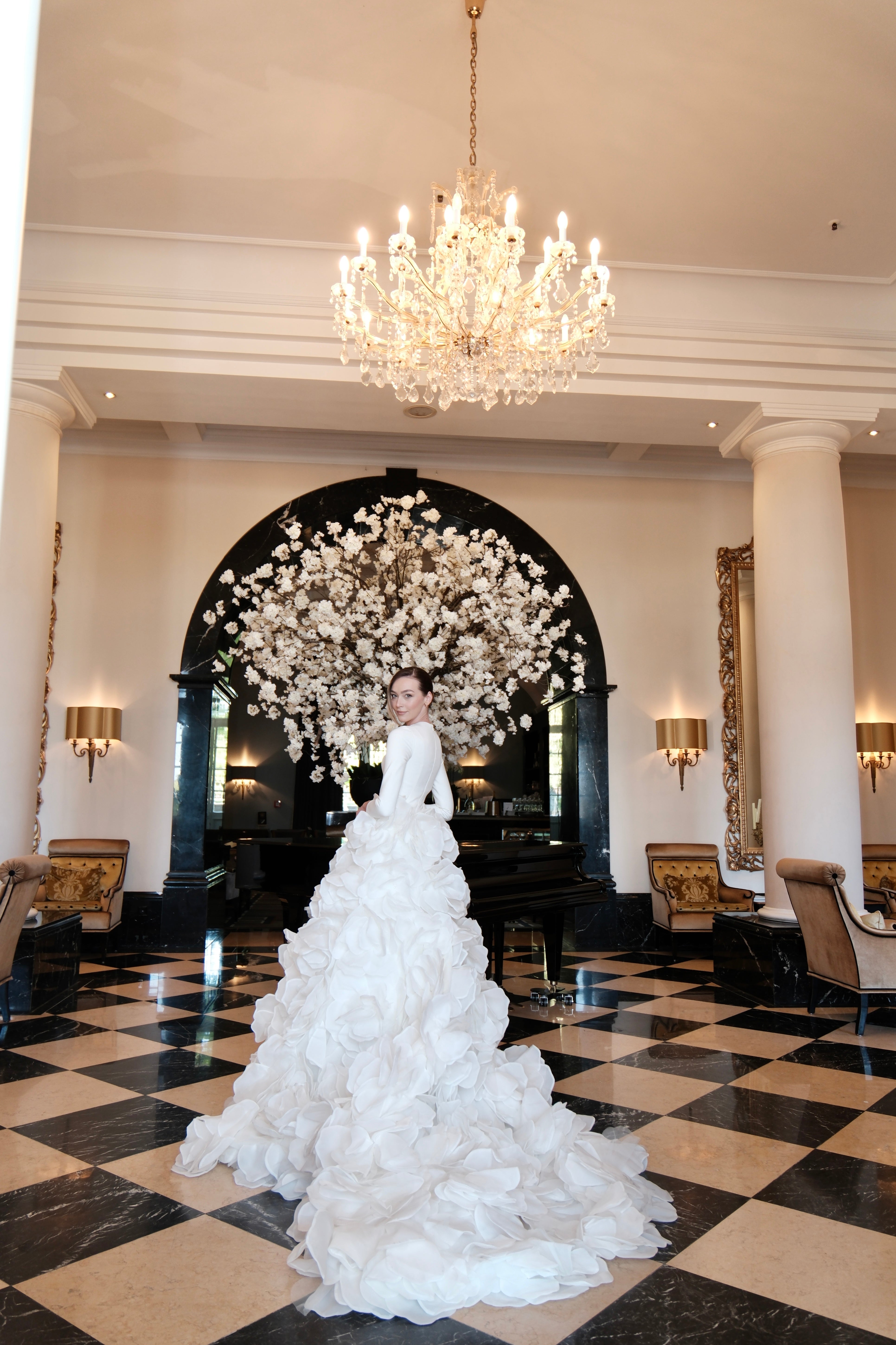 Dress "Fleur de Rêve" with veil