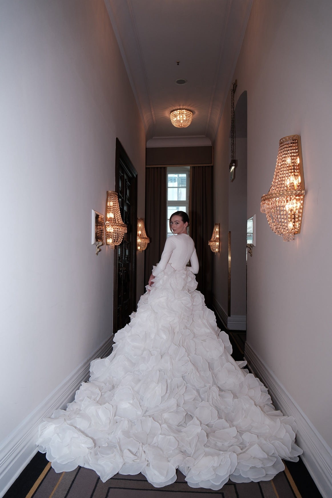 Dress "Fleur de Rêve" with veil