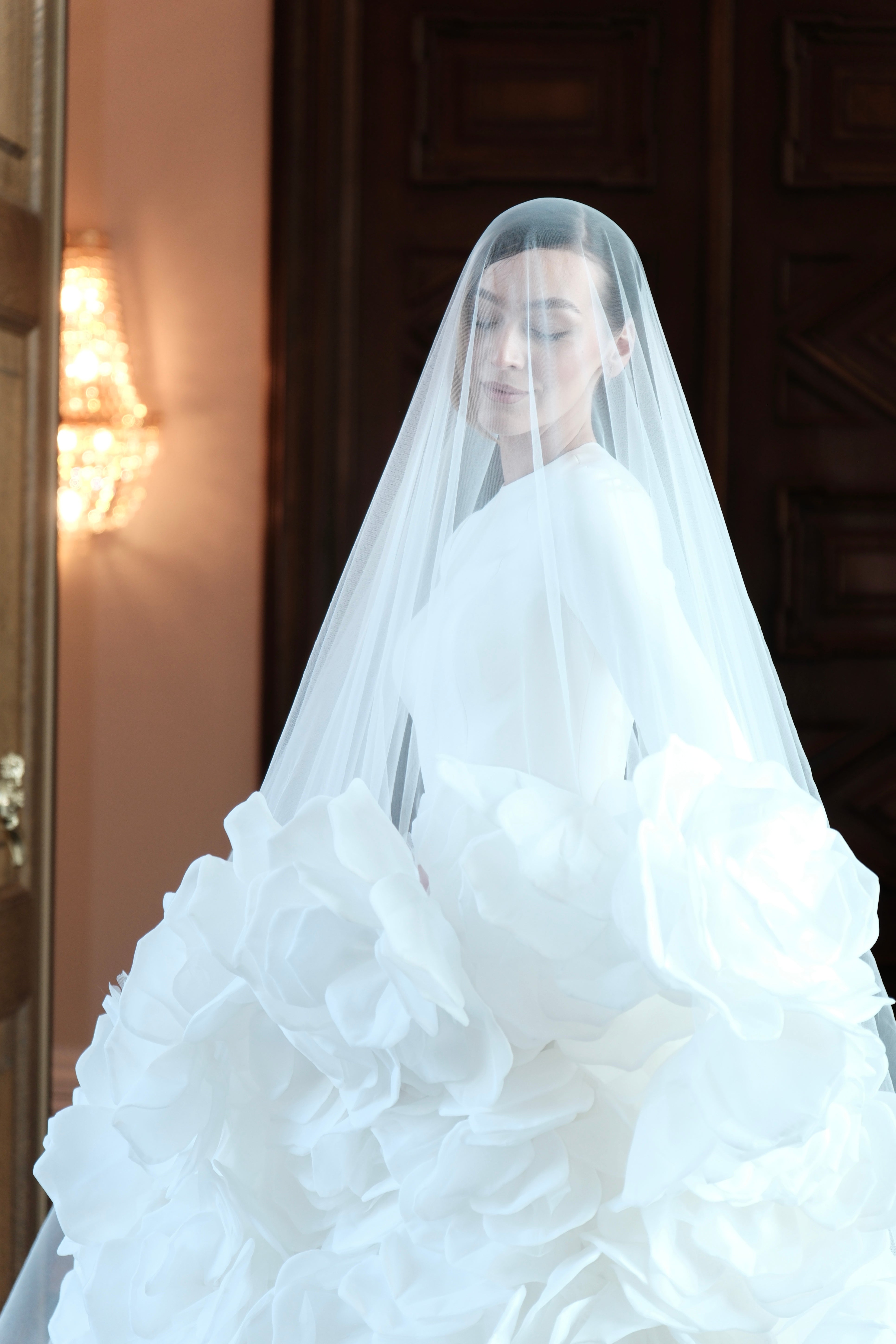 Dress "Fleur de Rêve" with veil