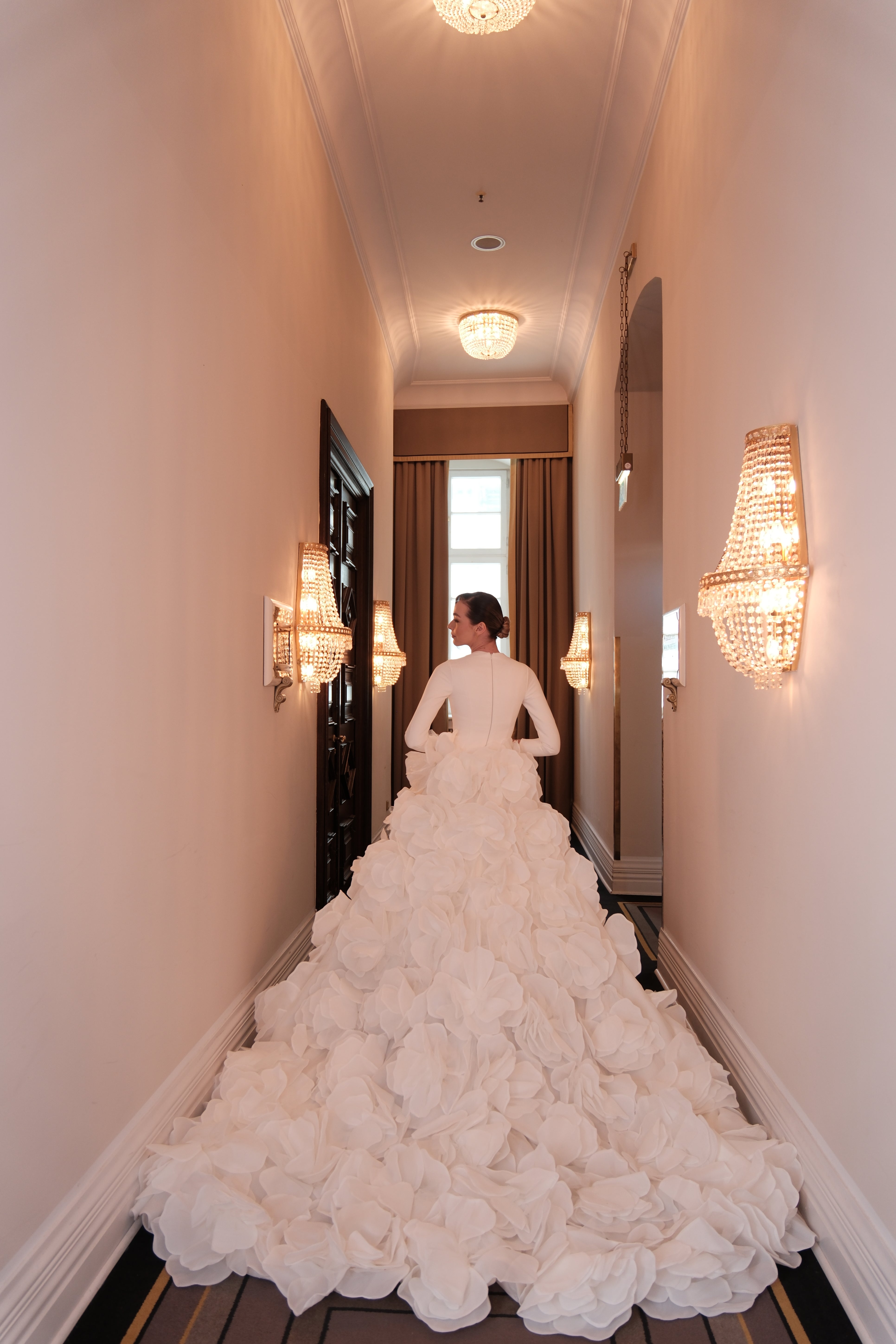 Dress "Fleur de Rêve" with veil